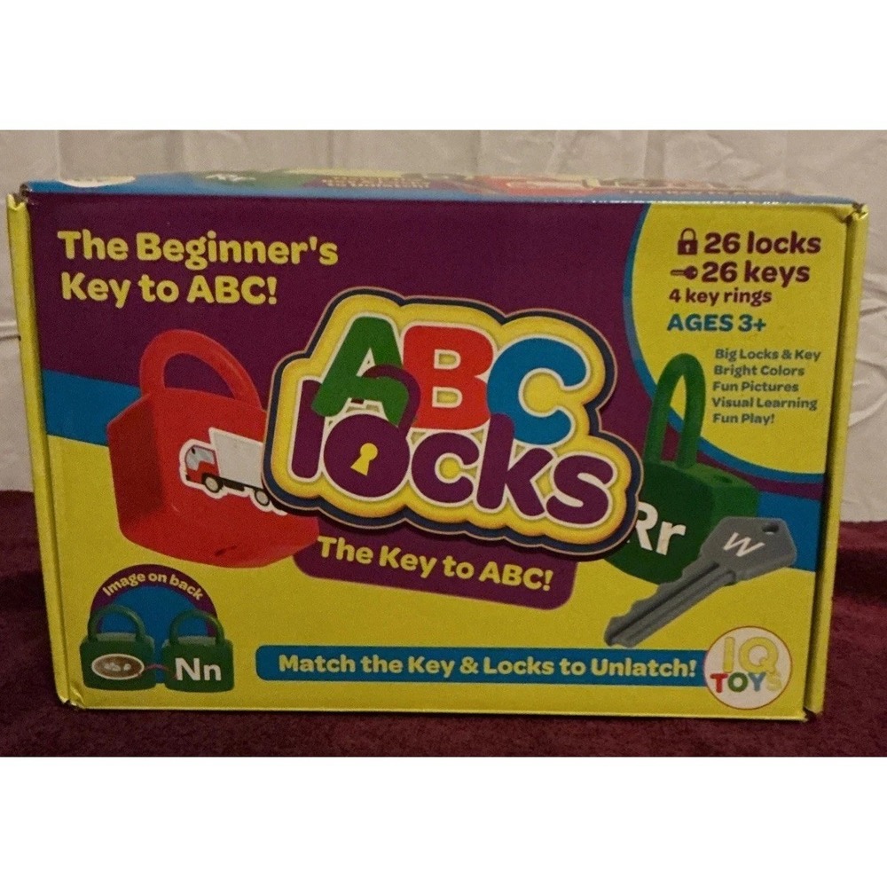 IQ Toys ABC Locks The Beginner's Key to ABC, Complete